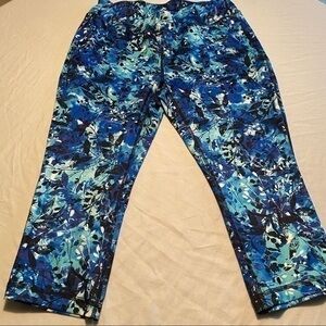 Exertek 1X Workout Pants NWOT Blues